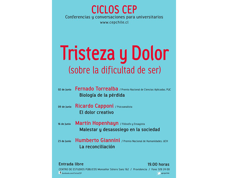 Tristeza y Dolor (sobre la dificultad de ser)