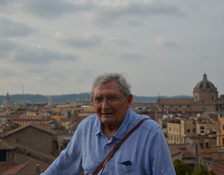 Ernesto Rodríguez en Roma